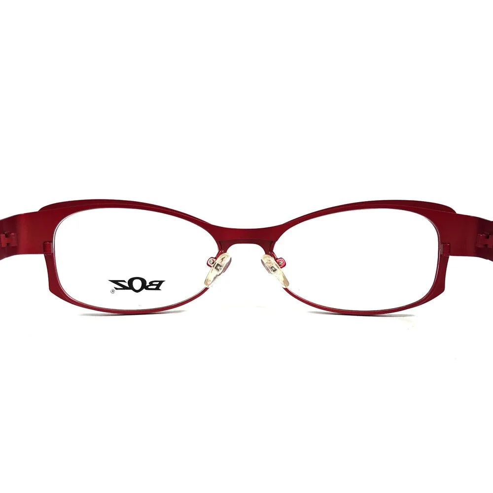 BOZ Eyeglasses Frames WENDY 7530 Matte Plum Purple Red Cat Eye 52-16.5-135